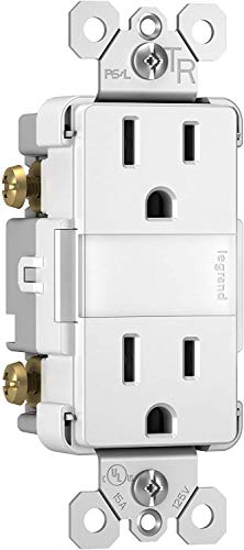 Pass & Seymour NTL885TRWCC6 Nightlight with Two 15 AMP Outlets with Cover, White by Pass & Seymour
