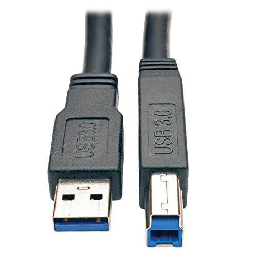 Tripp Lite USB 3.0 SuperSpeed Active Repeater Cable (AB M/M) 25-ft. (U328-025), Black