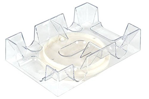 2 Deck Revolving Rotating Canasta Playing Card Tray