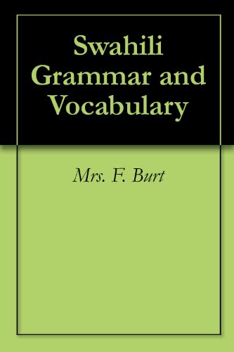 Swahili Grammar and Vocabulary