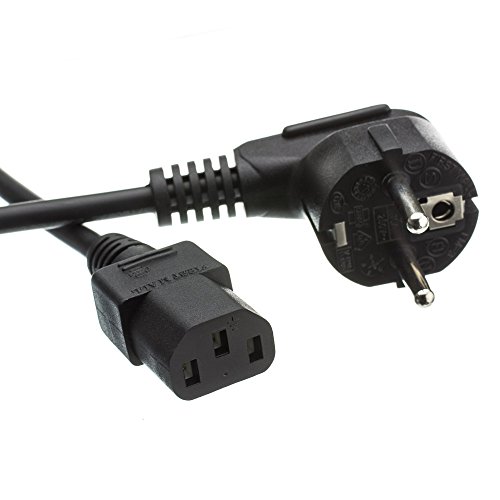 CNE40513 6 Feet, European Computer/Monitor Power Cord, Europlug or CE 7/7 To C13, VDE Approved