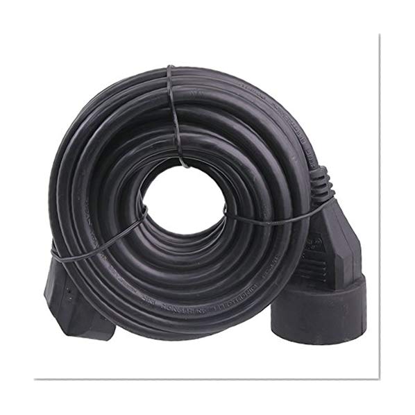Exin H05VVF Rallonge 5 m - 3 x 1,5 mm2 - Noir