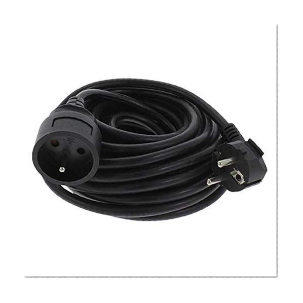 Exin H05VVF Rallonge 10 m 3 x 1,5 Noir