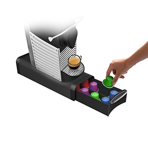 Mind Reader Slim Coffee pod Drawer, 6.02 X 14.21 X 3.74, Black