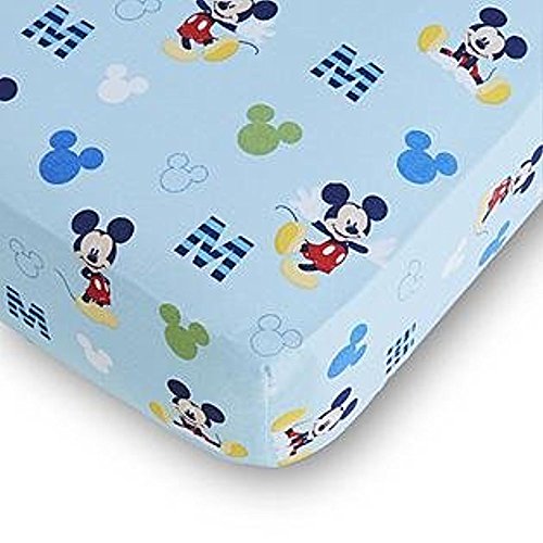 Disney Baby Mickey Mouse Fitted Crib Sheet