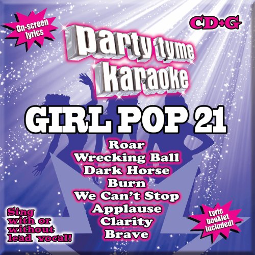 Book Cover Party Tyme Karaoke - Girl Pop 21 [8+8-song CD+G]