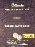 Kearney & Trecker Model 2H, HR-14, Milling Machine Repair Parts Manual