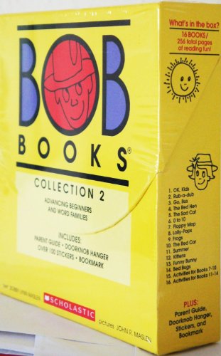 Book Cover BOB Books COLLECTION 2 Box Set [ADVANCING BEGINNERS AND WORD FAMILIES]