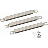 Hongso Stainless Steel Cross Over Burner Replacement Parts for Charbroil 463436215, Cuisinart C550S, Gourmet Grills, Carryover Tubes for Kenmore 146.34611410, Crossover for Master Chef Models, 3 PCS