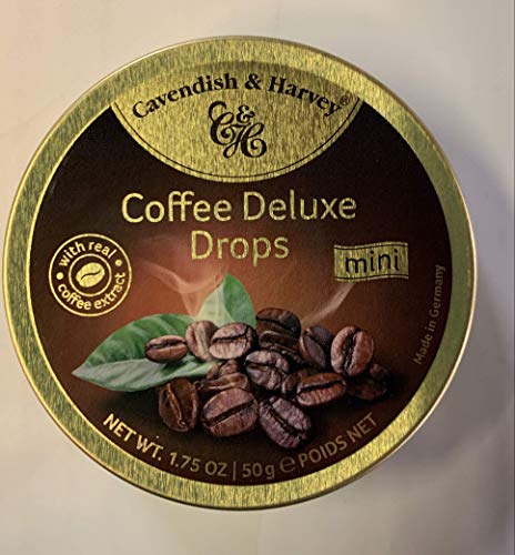 Cavendish & Harvey | Coffee Deluxe Drops | 1.75 Ounce Tins - 6 Pack