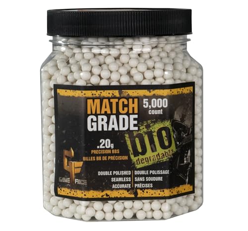 Crosman 20GBW5J Airsoft BB's 6mm w/5,000 ct White