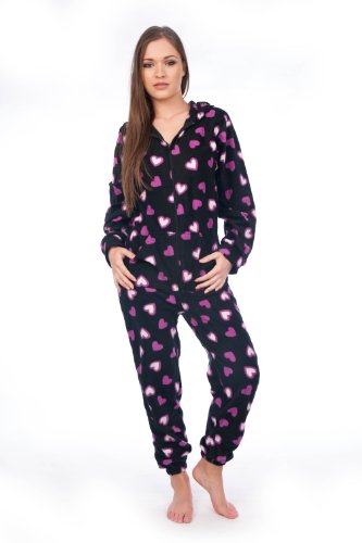 AIREE FAIREE Grenouillères Femme Combinaison Pyjama à Capuche en Polaire Onesies