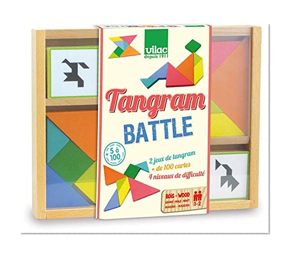 Vilac - 6061 - Jeu De Plateau - Tangram Battle