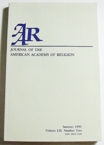 Journal of the American Academy of Religion (Volume LIX Number Two, Summer 1991)