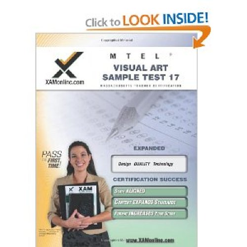 MTEL Visual Art Sample Test 17 Teacher Certification Test Prep Study Guide