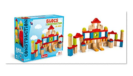 JeuJura - 8243 - Jeu De Construction - Blocs en Bois - 82 Pièces