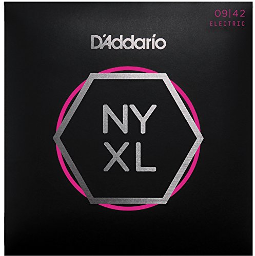 Book Cover D'Addario NYXL0942 Nickel Plated Electric Guitar Strings, Super Light,09-42 - High Carbon Steel Alloy for Unprecedented Strength - Ideal Combination of Playability and Electric Tone
