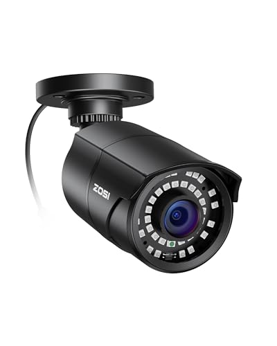 ZOSI 1080P Outdoor Security Camera CCTV Bullet Camera for Surveillance System, 2MP Pixels 120ft Night Vision for HD-TVI, AHD, CVI, and CVBS/960H Analog DVR IP67 Weatherproof