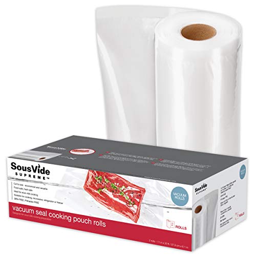 SousVide Supreme Vacuum Seal Rolls, 11 inches x 20 feet, 2 Rolls per Box