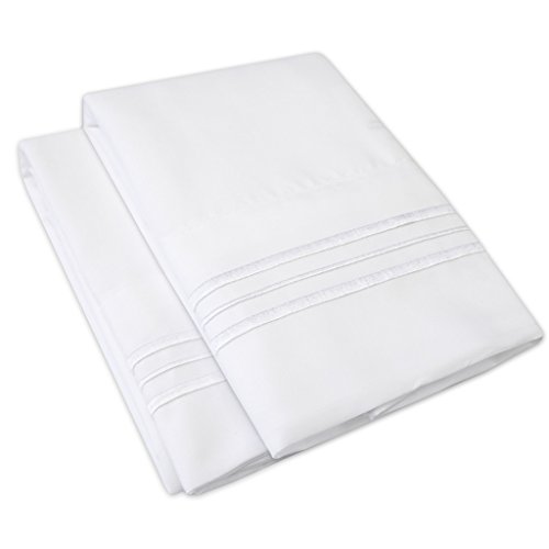 1500 Supreme Collection Pillowcase - Standard, 2 Count, White