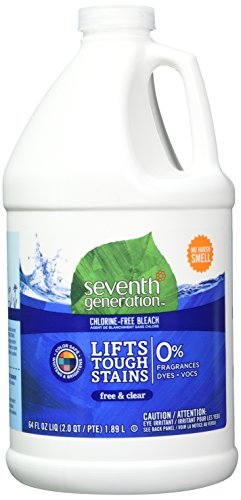 Book Cover Seventh Generation Chlorine-Free Bleach - Free & Clear - 64 oz - 2 pk
