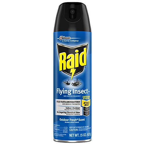 Book Cover Raid Flying Insect Killer Insecticide Spray, 15 oz-2 pk