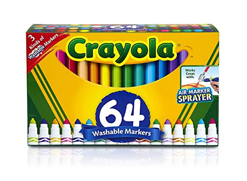 Book Cover Crayola Ultra-Clean Broad Line Washable Markers-Assorted Colors 64/Pkg