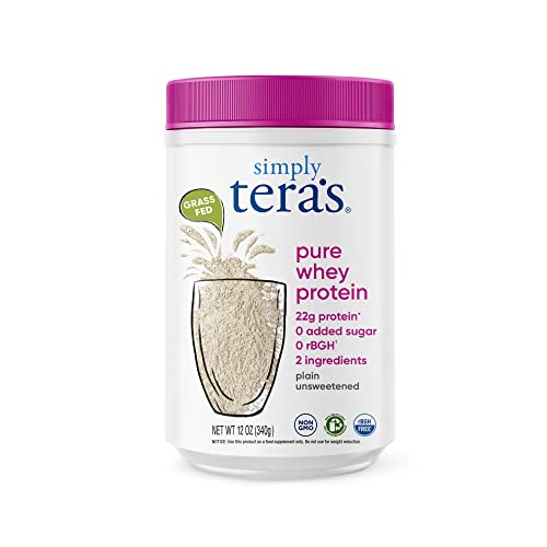 Book Cover Tera's Whey Protein, Plain Unsweetened, 12 oz