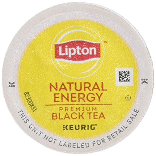 Book Cover Lipton K-Cup Portion Pack for Keurig Brewers, Natural Energy Premium Black Tea, 24 count.