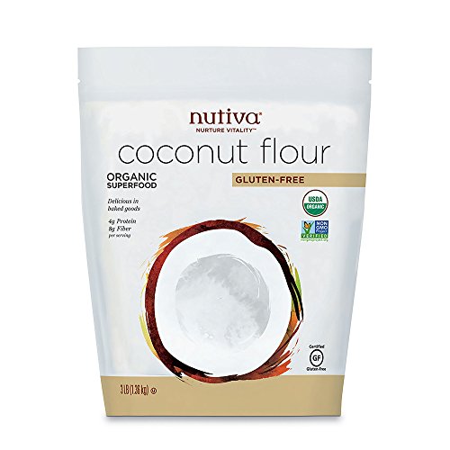 Coconut Flour, Gluten Free, 3 lb (1.36 kg), Nutiva