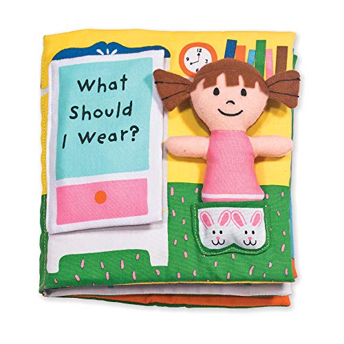 Book Cover Melissa & Doug Soft Activity Baby Book - What Should I Wear?
