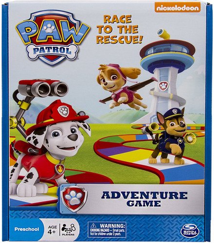 Book Cover Spin Master Games Nickelodeon PAW Patrol Adventure Board Game