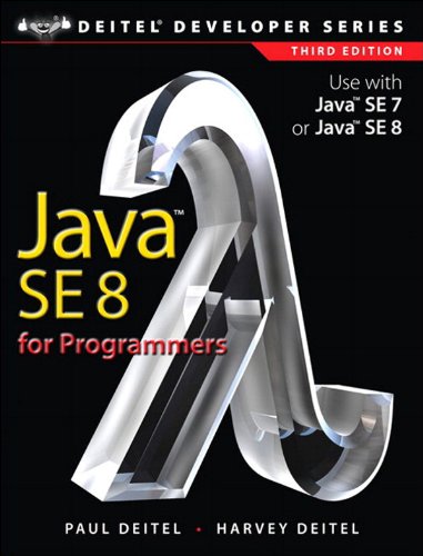Java SE8 for Programmers (Deitel Developer Series)