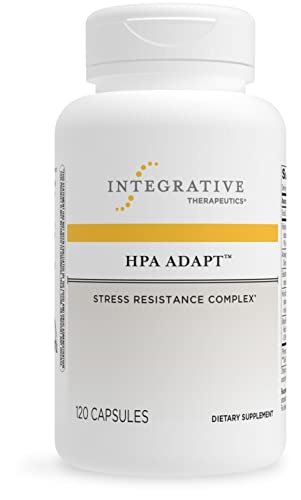 Integrative Therapeutics HPA Adapt - Supports A Healthy Stress Response* - with Ashwagandha, Maca, Holy Basil & Rhodiola - Gluten Free - Soy Free - 120 Vegan Capsules