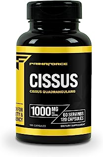 Book Cover PrimaForce Cissus Supplement, 120 Count 1000mg Capsules - Supports Weight Loss / Reduces Joint Pain / Enhances Recovery