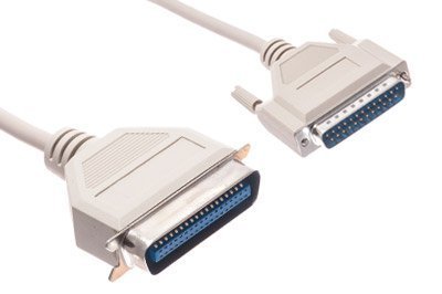 AYA 15Ft (15 Feet) DB25 Male to Centronics 36 Male Parallel Printer Cable