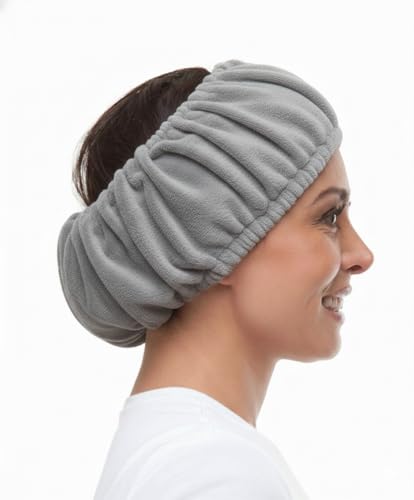 Tassi Reusable Spa Headband Wrap for Women - Hair Holder for Washing Face, Skincare, Makeup, Facials & Cleansing - Keeps Hair Back with No Mess or Marks - One Size Fits All