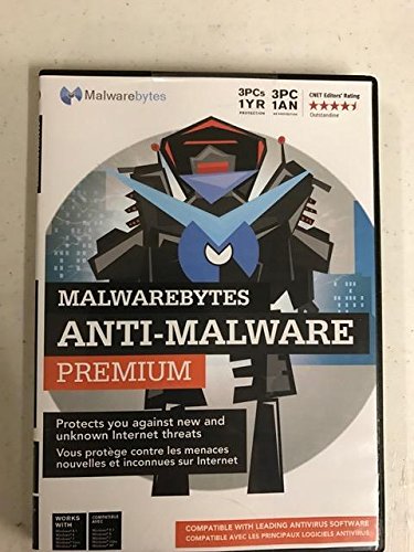 Book Cover Malwarebytes Anti-Malware Premium 3.0 - 3 PCs / 1 Year