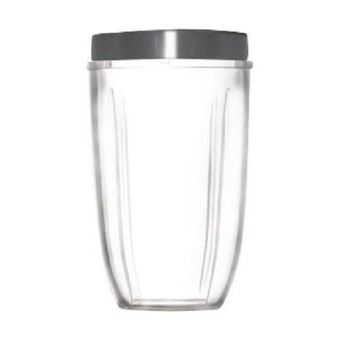 Franzkitchen Tall 24 oz Cup with Screw off Comfort Lip Ring for Nutribullet