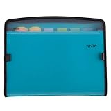 Five Star Expanding File, 7-Pocket Expandable Filing Folder, Zipper Closure, Customizable, Tabbed, Tabs, Teal (72506)