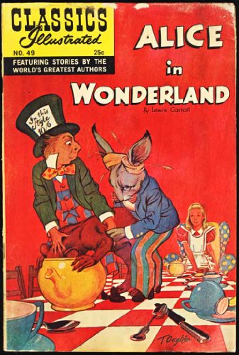 Alice In Wonderland (Classics Illustrated comic #49) Winter 1969 (HRN-166)