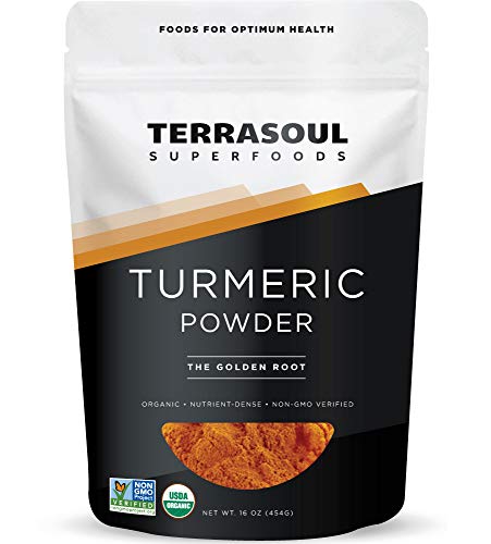 Book Cover Terrasoul Superfoods Organic Turmeric Powder, 16 Oz - Curcumin | Lab Tested for Purity | Premium Quality