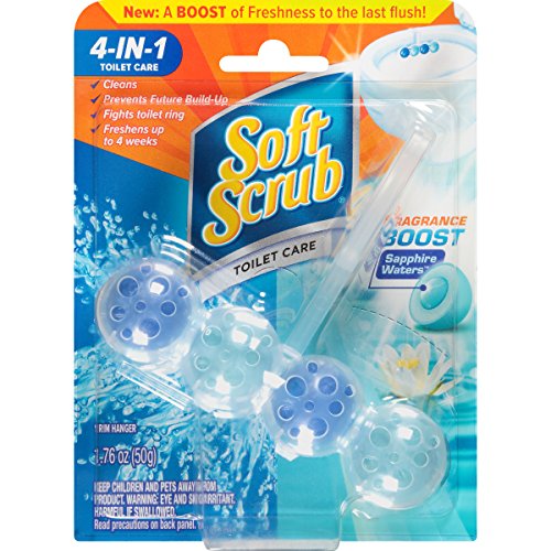 Book Cover Soft Scrub 4-in-1 Toilet Care, Sapphire Waters, 50 Gram