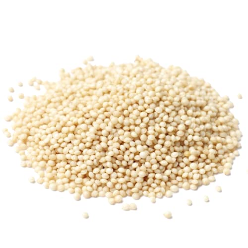 GERBS White Amaranth Grain 2 LBS. Premium Grade | Top 14 Food Allergy Free NON GMO | Freshly harvested packed in Resealable Bulk Bag | High in Protein, Fiber & Magnesium | Gluten Peanut Tree Nut Free