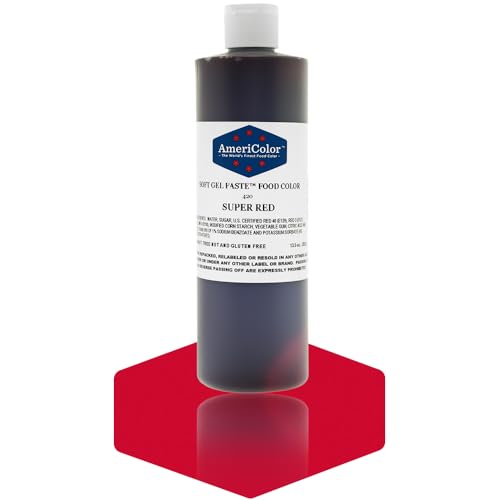 colorants Americolor Nourriture Couleur Super Rouge 382,7 gram