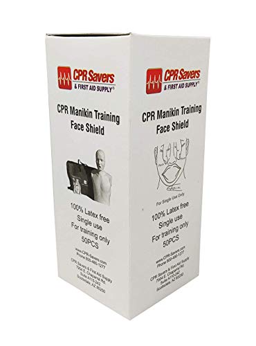 CPR Savers and First Aid Supply CPR Training Face Shields for Easy Sanitation on Manikins (1)
