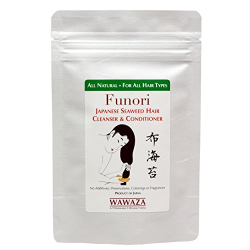 WAWAZA Funori Japanese Seaweed Hair Cleanser and Conditioner