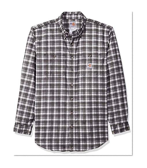 Carhartt Men's Flame Resistant Classic Plaid Long Sleeve Woven Shirt