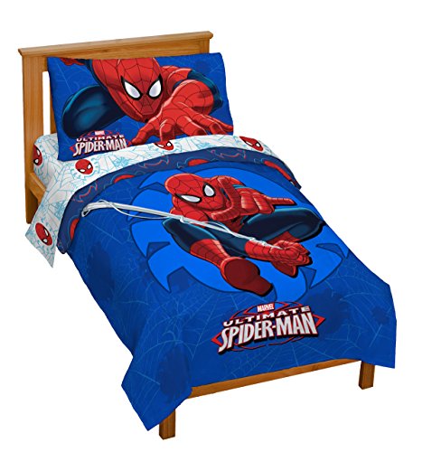 Book Cover Marvel Spiderman 'Regulator' Toddler 4 Piece Bed Set
