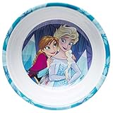 Disney Frozen 5-inch Plastic Kids Bowl, Anna & Elsa by Zak Designs